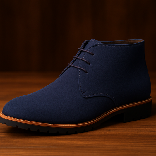 Men’s Suede Chukka Boots – Classic Lace-Up Desert Style